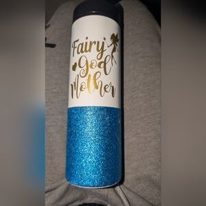 "FAIRY GODMOTHER" glitter tumbler🧚